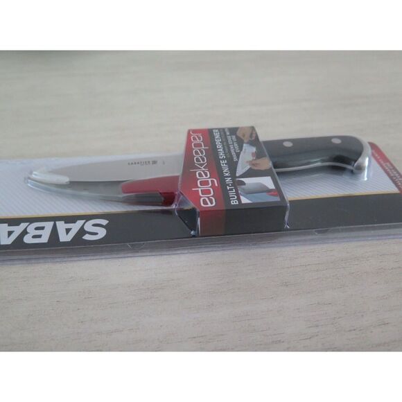 Sabatier Stainless Steel 3.5" Black Paring Knife w/Self-Sharpening Sleeve - Picture 5 of 6